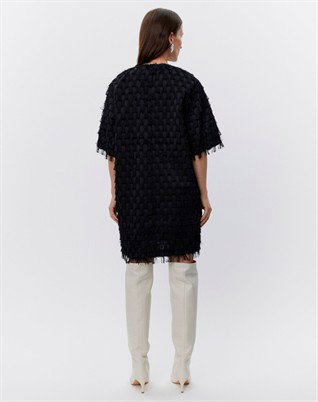  Nori Abstract Fringes Kjole